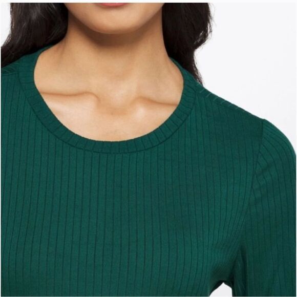 Heatherly Adika Knit Back Detail Midi Dress Stitch‎ Fix Dark Green XXL NWT - Picture 3 of 6